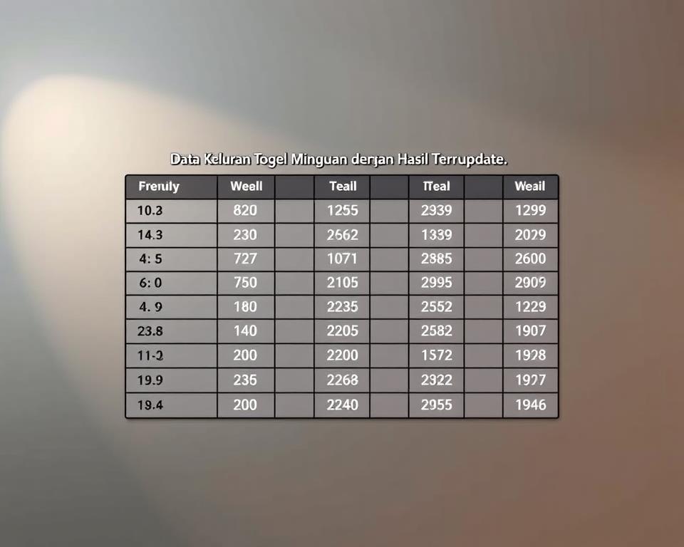 Data Keluaran Togel